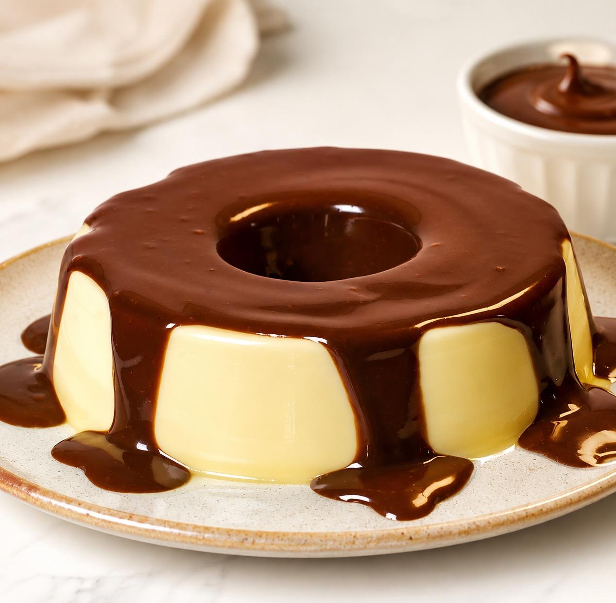 Pudim de Leite Ninho com Nutella
